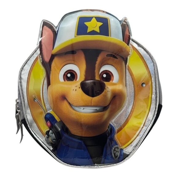 PAW Patrol Chase 3D Molded Insulated Lunch Bag 10" Kids Character Cooler Tote - Picture 1 of 4